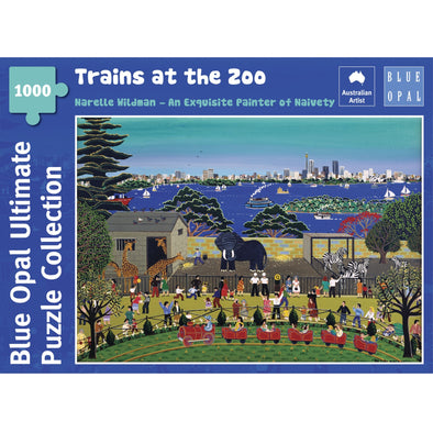 1000 pc Puzzle - Trains at the Zoo