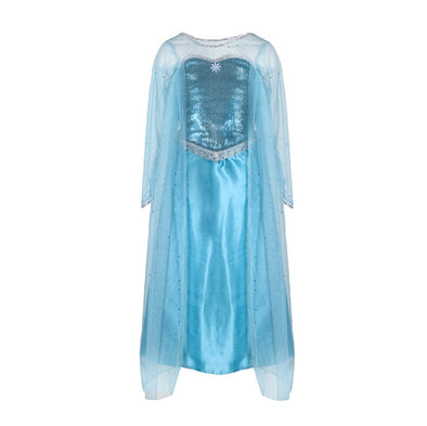 Ice Queen Dress with Cape - Size 5-6