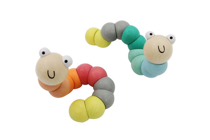 Wooden Wiggly Worms