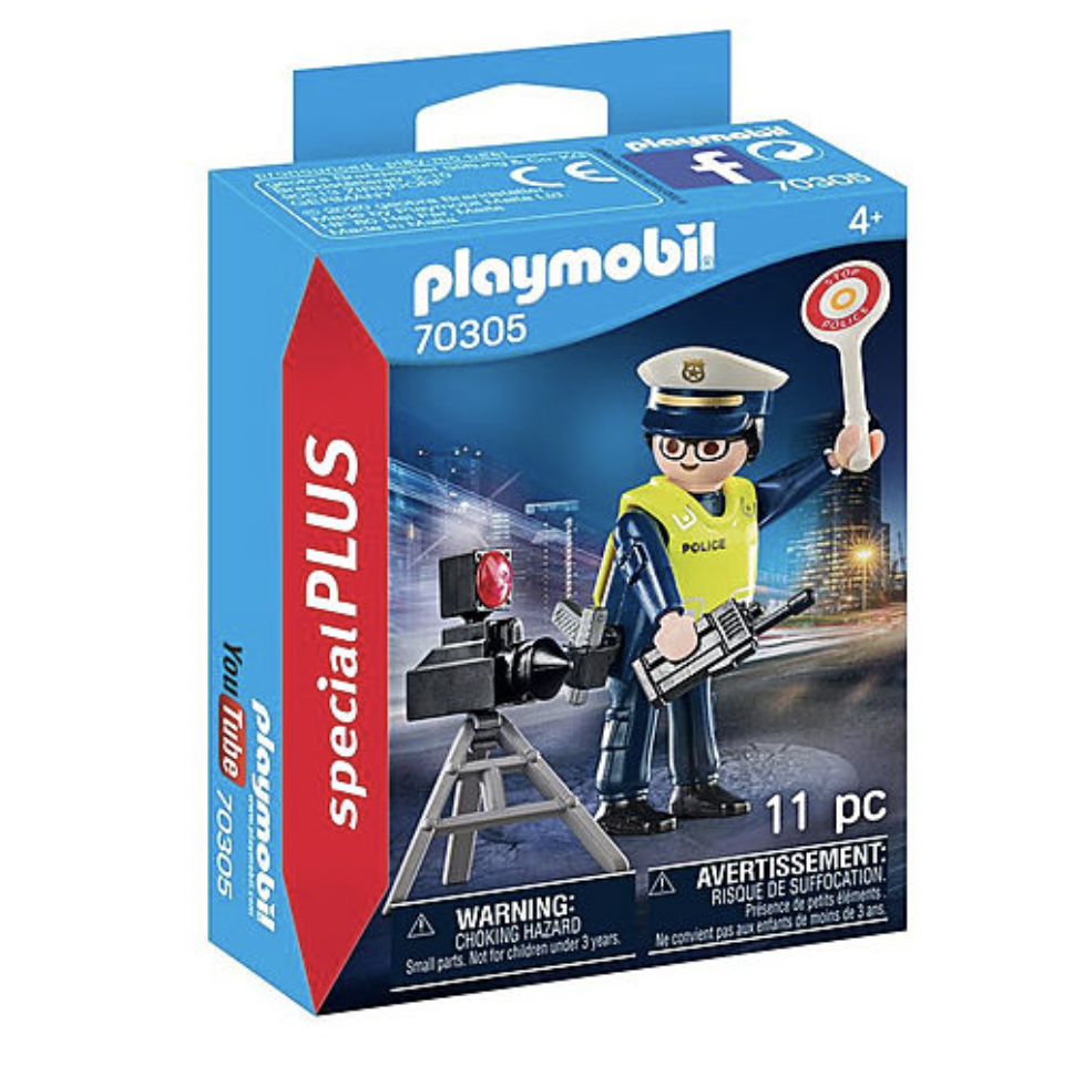 Police Officer with Speed Trap 70305