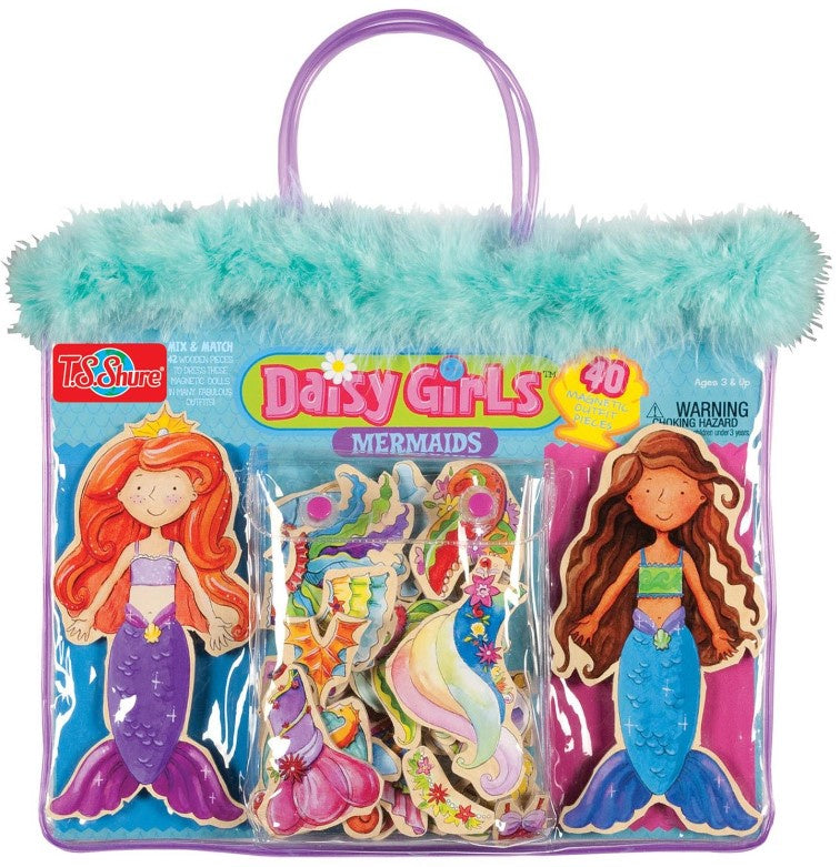 36pc Magnetic Wooden Dress Up Dolls