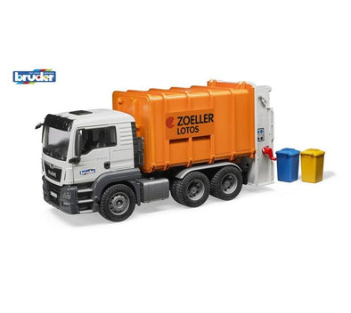 MAN TGS Rear loading garbage truck (orange)