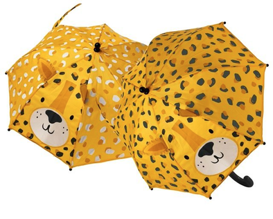 3D Colour Change Umbrella - Leopard