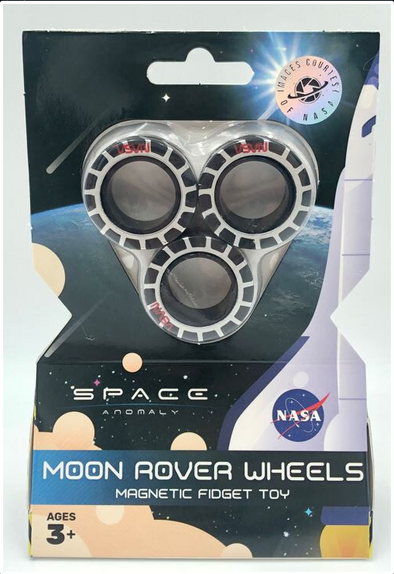 Nasa Space Anomaly Moon Rover Wheels Magnetic Fidget Toy