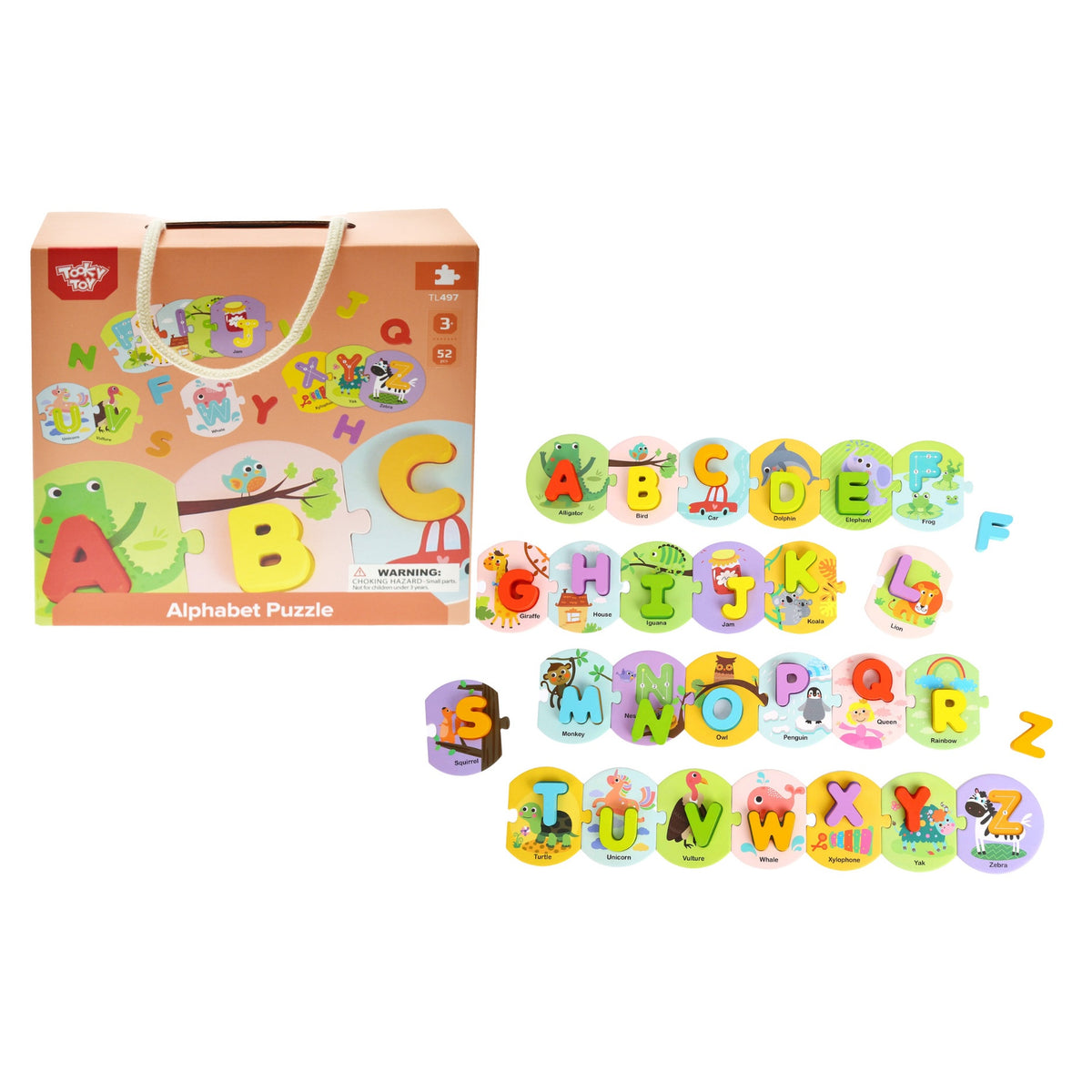 Alphabet Puzzle in Carry Box