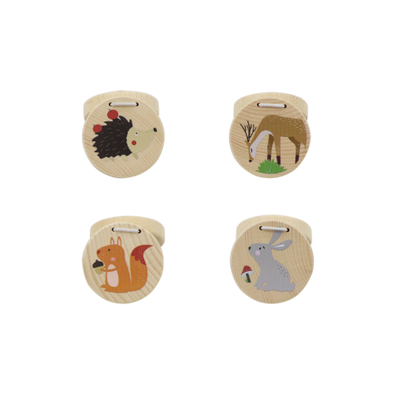 Wooden Animal Castanets