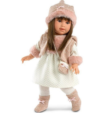Doll 42cm Martina Pink Cardigan and Hat