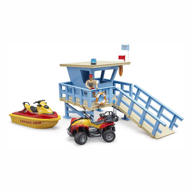 Bworld Lifeguard station with Quad and Personal Water Craft