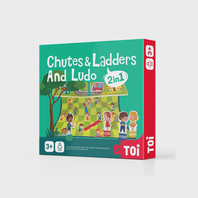 Chutes & Ladders and Ludo 2 in 1