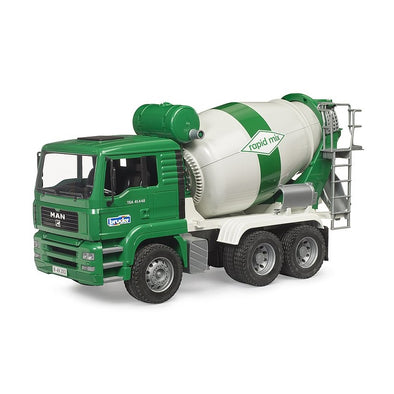 MAN TGA Cement Mixer Truck Rapid Mix - Green