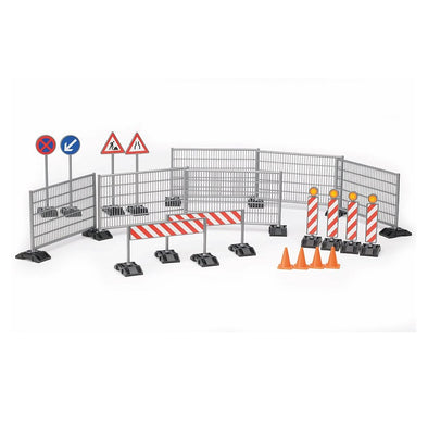 Construction Accessory Set: Fencing & Hazard Signs