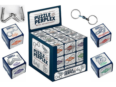 Puzzle and Perplex Metal Brainteasers - assorted