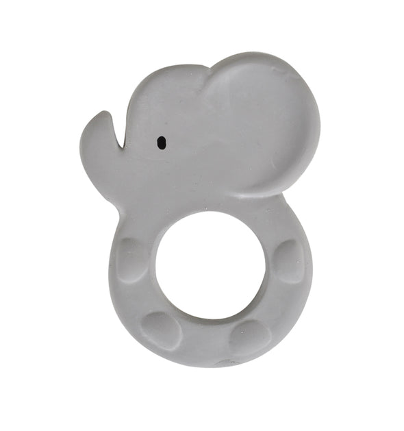 Flat Animal Teether - Natural Rubber