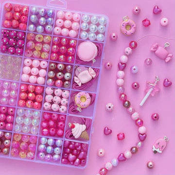 Large Bead Box - Pink Flamingo