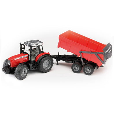 Massey Ferguson 7480 Tractor With Tipping Trailer