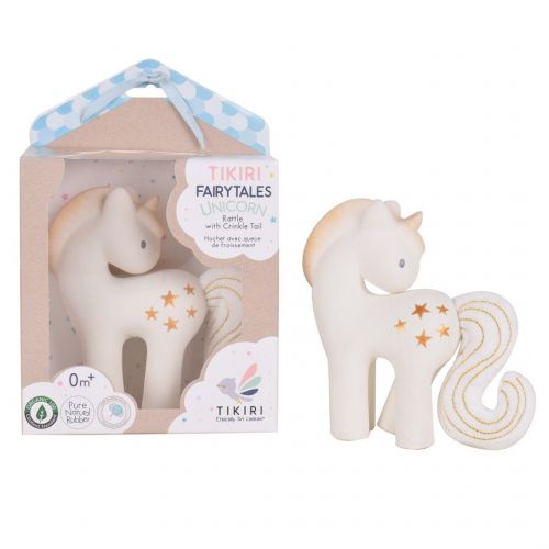 Fairytales Unicorn Rattle with Crinkle Tail