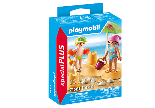 Kids with Sandcastle 71581