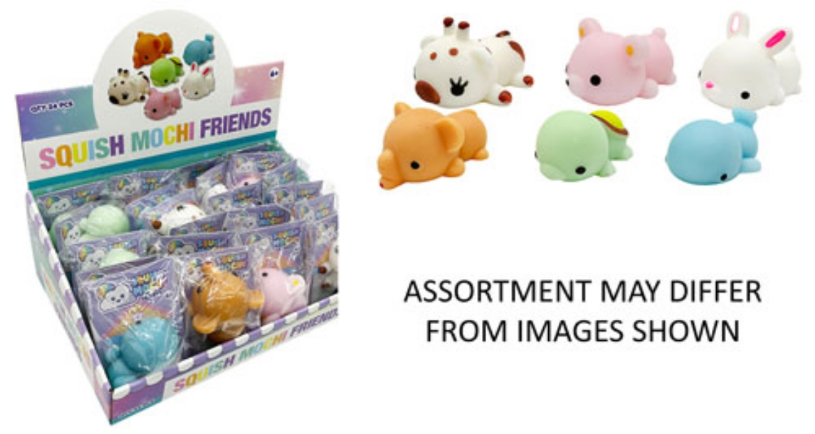 Squish Mochi Friends - Jumbo Assorted