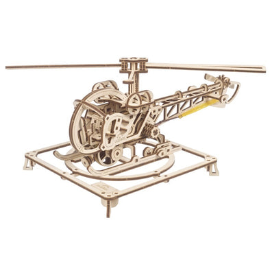 Mini Helicopter  Wooden Model Kit