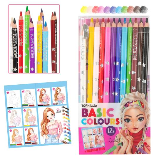 TopModel - Basic Colour Pencils 12pack