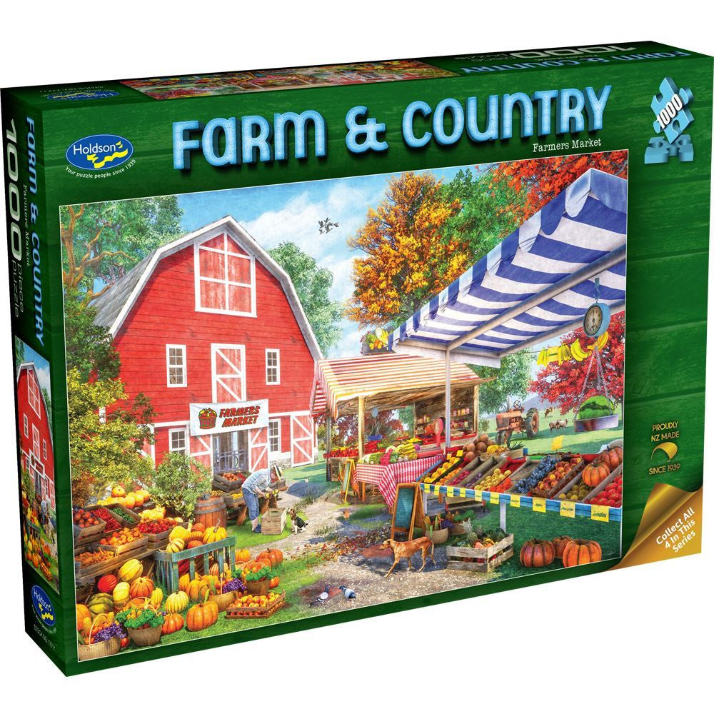 1000 pc Puzzle -Farm & Country / Farmers Market