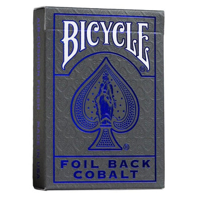 Bicycle Playing Cards - Foil Back Cobalt