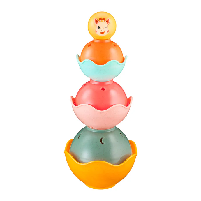 Sophie la girafe stacking bowls