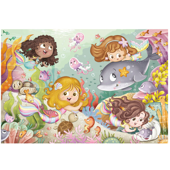 2 x 12 pc Puzzle - Fairies and Mermaids