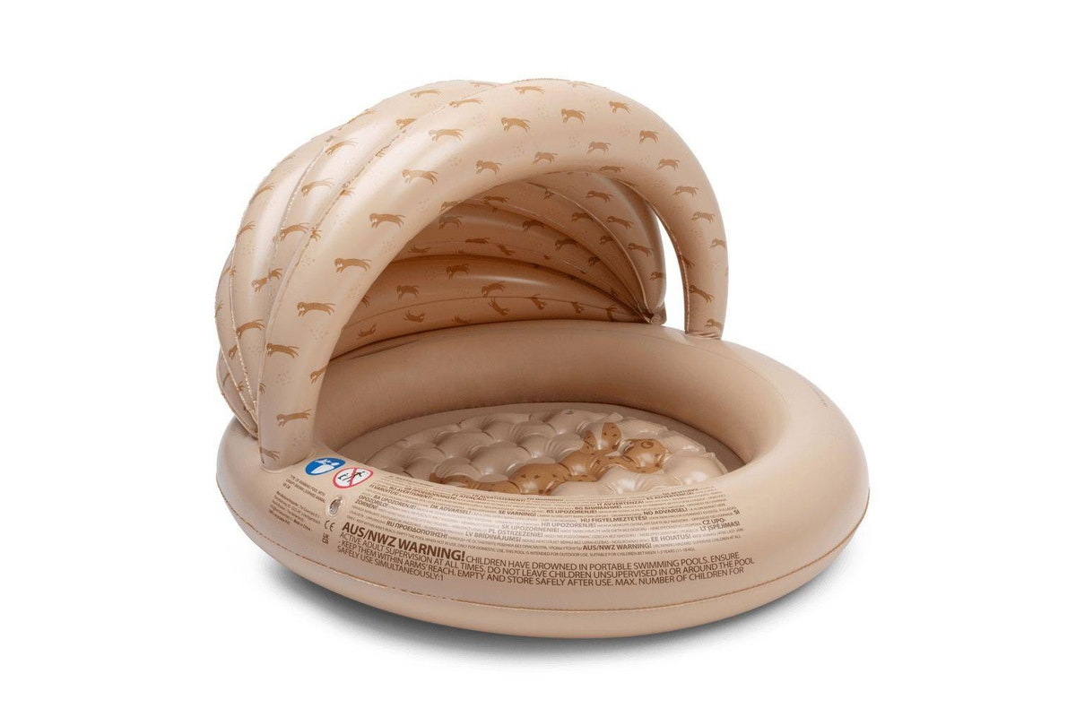 Inflatable Children's Pool with Canpoy - Leopard 100cm