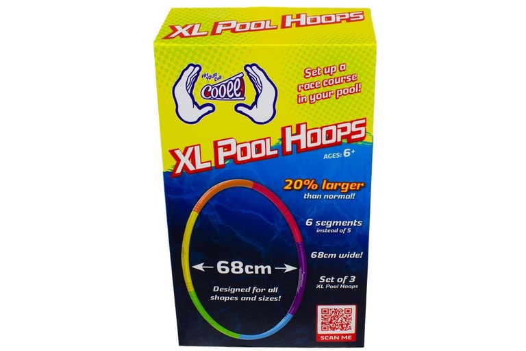 Set Of 3 XL Pool Hoops