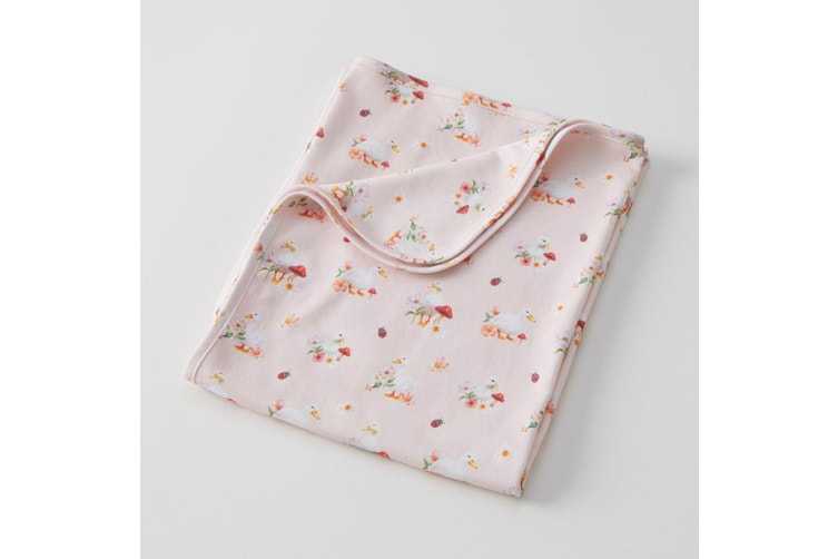 Baby Jersey Wrap - Waddling Around
