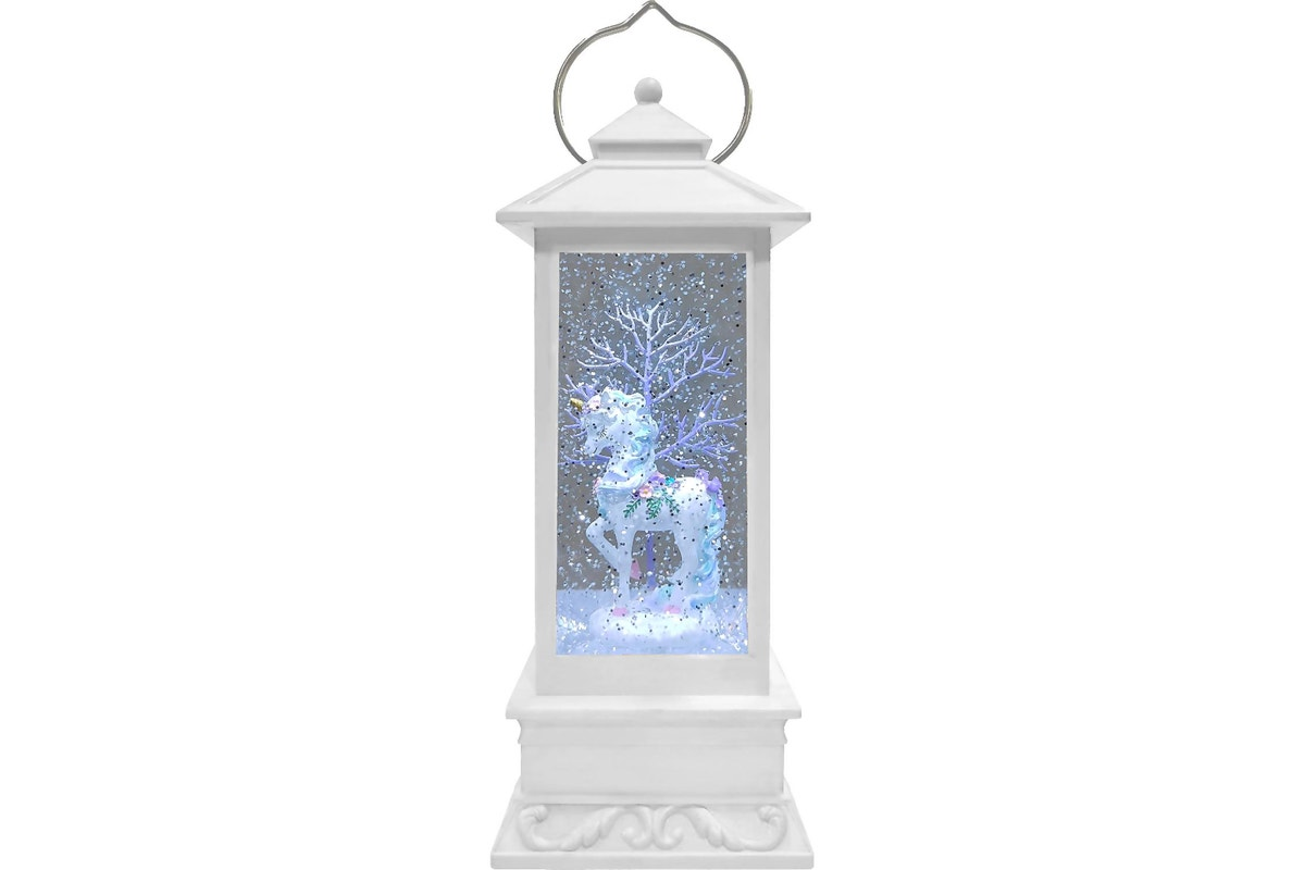 Lantern - White/Purple Unicorn