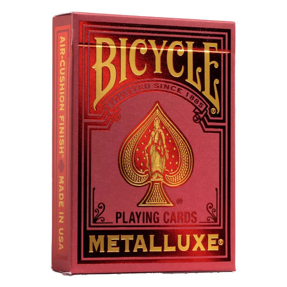 Bicycle Playing Cards Metalluxe Cards - Red