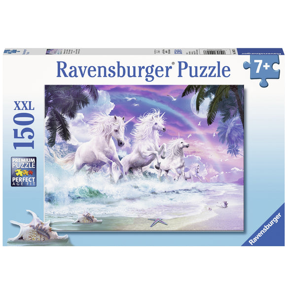 150 pc Puzzle - Unicorns on the Beach