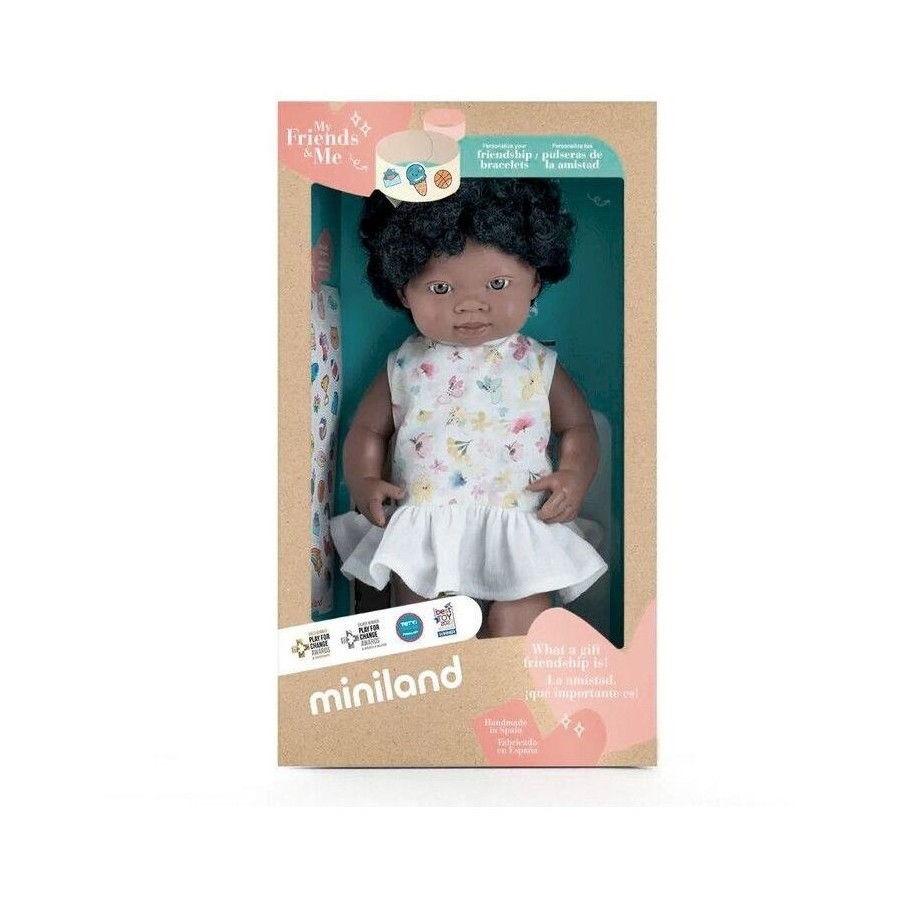 Miniland My Friends & Me - African Girl 38cm