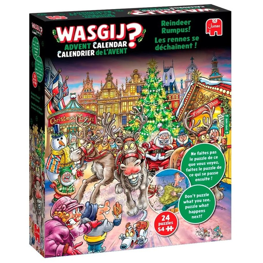 Wasgij Advent Calendar - Reindeer Rumpus