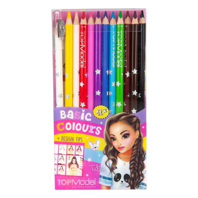 TOPModel Colouring Pencil Set - Basic Colours
