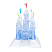 125 pc Crystal Puzzle - Grand Castle (Dark Blue)