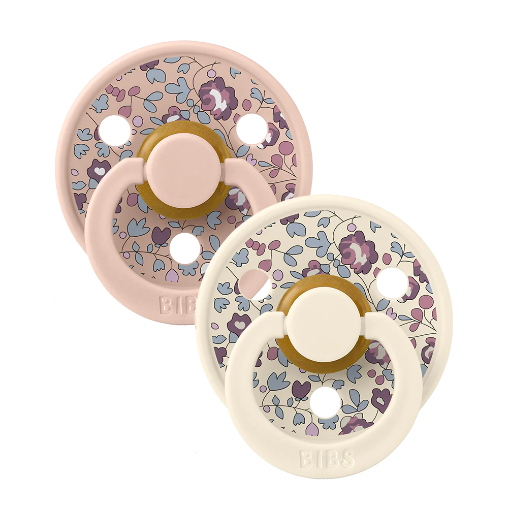 Liberty Round Pacifier Dummies Size 1 (Birth-6 Months) - 2pk