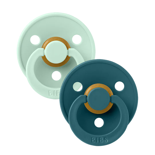 Round Pacifier Dummies Size 1 (0-6 Months) - 2pk