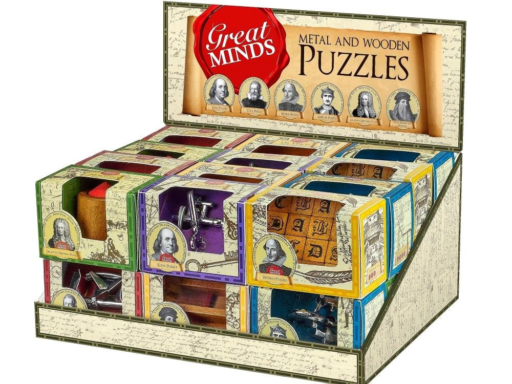 Great Minds Metal and Wooden Puzzles