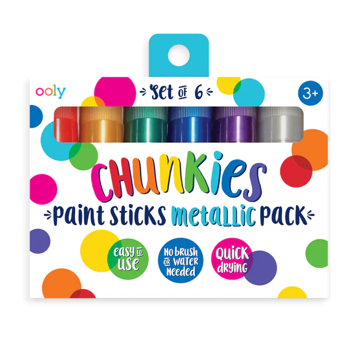 Metallic Chunkies 6 Paint Sticks
