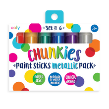 Metallic Chunkies 6 Paint Sticks