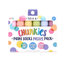 Pastel Chunkies 6 Paint Sticks