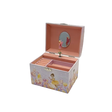 Jewellery Box with Pearl Handle - Fairy in Garden - DAN128