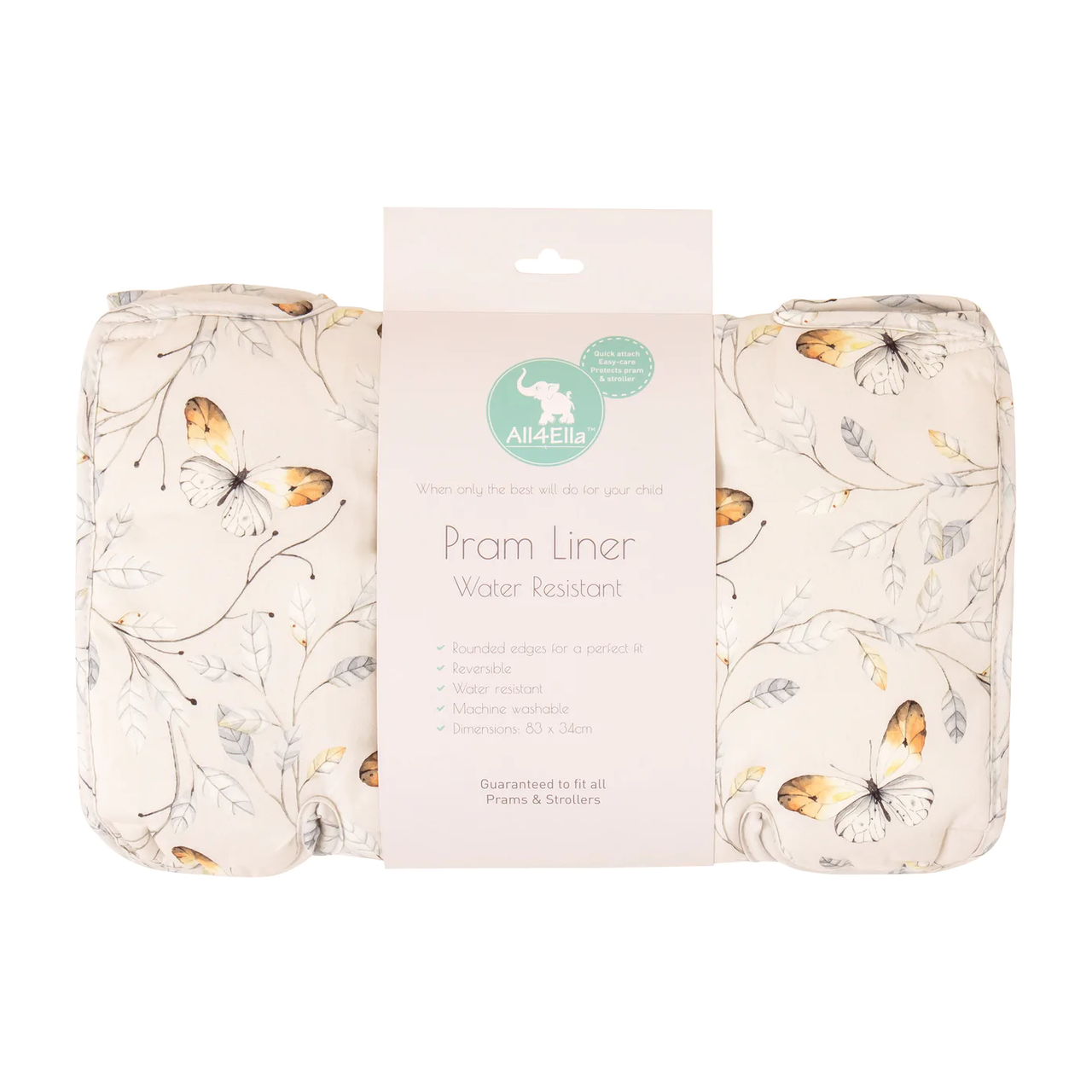 Pram Liner - Butterfly