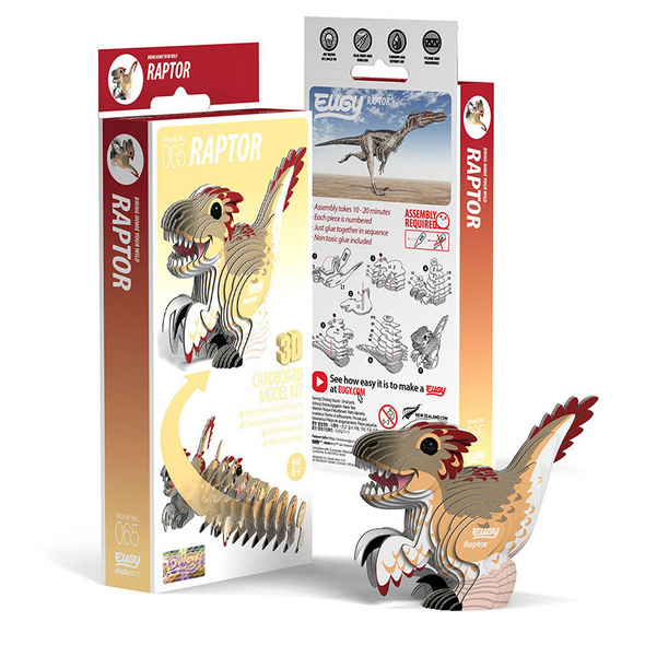 3D Cardboard Model Kit - Raptor