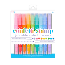 Double Ended Markers – Confetti Stamp