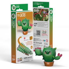 3D Cardboard Model Kit - Cactus