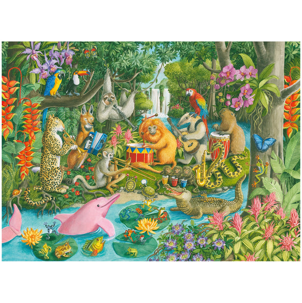 100 pc Puzzle - Rainforest River Band
